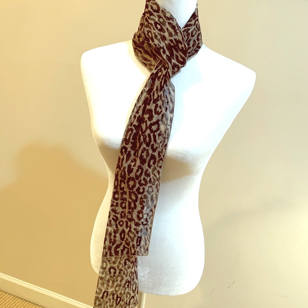 Leopard Print Scarf